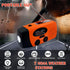 5000mAh Weather Emergency Radio, Portable Solar AM/FM/NOAA Hand Crank Radio with SOS, Power Bank (Orange)