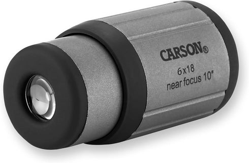Carson CloseUp Monocular - 6x18mm Close-Focus (CF-618)