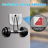 (2 Pack,White) Adhesive Wall Mount Bracket for Indoor Cam, Strong Adhesive Durable Camera Mount Stand for Indoor