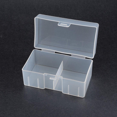uxcell Hard Plastic Large Battery Storage Box Holder Organizer Protective Container for 12 x 9V Batteries