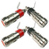 CESS Amplifier Terminal Connector Binding Post Push Quick Type, Spring Loaded Press Subwoofer Terminal, 4 Pack