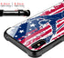 iPhone XR Case - Lacrosse American Flag Graphic for Girls, Shockproof Anti-Scratch Hard PC Back, Picture Pattern Design.