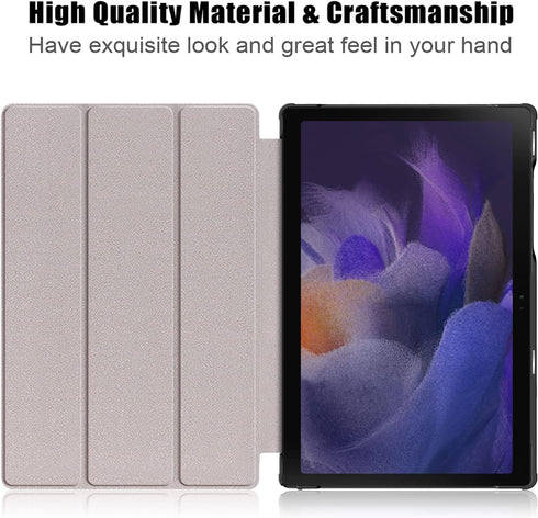 Epicgadget Case for Samsung Galaxy Tab A8 10.5 Inch - Lightweight Tri-Fold Stand Shell Auto Wake/Sleep Cover