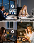 Evershop Phone/Webcam/Monitor,5" Ring Light for Laptop Desk Clip On,Small Computer Video Conference Lighting with Stand