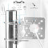 Pole Mount Bracket L - Mounting Bracket to Wall Hardware for LPDA yagi Outdoor Antenna with U-Bolt