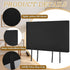 CebraBounze 70 75, TV Cover Moving Box to Dust and Scratch Resistant Felt TV Screen Cover with Bottom Straps for LED