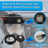 Arridioter 90mm PL259 16.4FT/5 NMO Antenna Mount Magnetic Base with Male Connector, Meters Coaxial Cable, Dust Cover