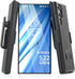 DuraClip Designed for Samsung Galaxy S22 Ultra Slim Phone Case with Holster, Belt Clip Case