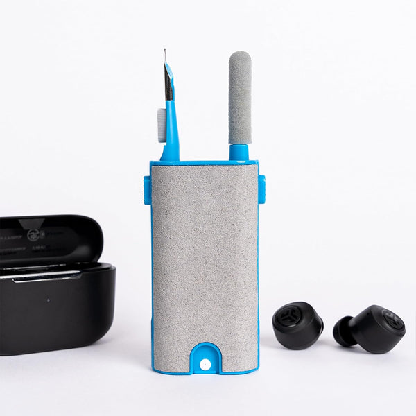 JLab Multipurpose Cleaning Kit for Headphones, Earbuds, Keyboard, Mouse, Microphones, Laptop, Tablet, Cellphone, Smart