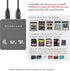 KONYEAD 3-in-1 3.2 10Gbps,UHS-II,Aluminum OS/Android(9336B) CFexpress Type B & SD & Micro SD Card Reader, Built
