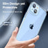 TAURI 3 in 1 iPhone 14 Case Clear, Not Yellowing with 2X Screen Protectors, Military-Grade Drop Protection, Slim 14