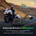 EJEAS Motorcycle Helmet Bluetooth Headset V6 Pro, 2-Way 1200M Intercom Communication System for Motorbike