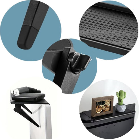 Generic Two-Piece Screen top Rack, TV Storage Rack, Adjustable Monitor top Rack, Screen Rack, Monitor Storage Rack, can