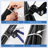 Metal Zip Tie Tool, Adjustable Fastening and Cutting Stainless Steel Cable Tie Gun with 150pcs Metal Zip Ties