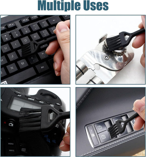 Keyboard Cleaning Brush, 6 Pcs Plastic Handle Nylon Anti Static Brush Kit for Computer Keyboard, Laptop, Phone Cleaning