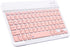 Ultra-Slim Bluetooth Keyboard, Portable Mini Wireless Rechargeable for Apple iPad, iPhone, Samsung Tablet, Smartphone,
