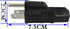 zdyCGTime 3 Prong USA C13 to NEMA 5-15P Plug Power Adapter, 10A/125V, 2 Pack