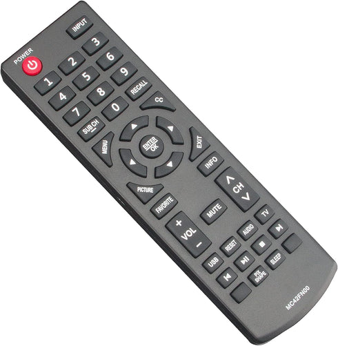 MC42FN00 Sub Replacement Remote Control for Sanyo LCD TV, Compatible with FW32D25T, FW42D25T, FW65D25T