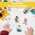 Mafiti 10 Rolls Kids Instant Print Paper for K27/Q5 Camera, 2.2 x 1 Inch, White, Compatible with Most Instant Print