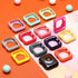 16 Pieces Soft TPU Protective Watch Case Anti-Scratch Silicone Protector for Smartwatch Series (40 mm)