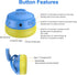 Contixo KB-5 Kids Headphones - Foldable Bluetooth Wireless Over The Ear Headphones for Kids - 85dB Volume Limited (Blue