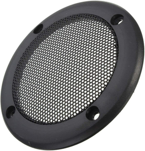 2PCS 3.5 Inch Car Speaker Grill Cover Guard Protector with Black Metal Mesh and 8 Screws Included