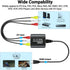 RCA to HDMI Converter, GINGIN 1080p/720p AV to HDMI Converter for TV, PC, and Game Consoles