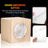 Facmogu 5in Wooden Speaker Enclosure, Empty Speaker Box for Premium Speakers to Enhance Sound and Bass
