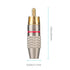 EEEKit 20Pack RCA Male Plug Solder, Gold Audio Video Adapter Connector for Home Theater Audio Video Receiver