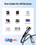 Certified USB4 Cable Right Angle 6ft (40Gbps, 240W, 8K Video) for Thunderbolt 4 USB C, Compatible with MacBook, iPad Pro