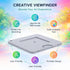 3.5x3.5 Inch, Drawing Viewfinder with Sliding Mechanism, ABS Plastic, Color Isolation Artist Tool - Simplifies