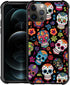 TnXee Sugar Skull Case for iPhone 12/12 Pro - Shockproof, Anti-Scratch Design for Men & Women. Compatible & Stylish!