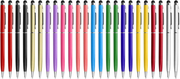 24 Pack Stylus Pens for Touch Screens - innhom Stylus Pen for iPad, iPhone, Tablets, Samsung, Black Ink Ballpoint Pens