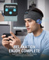 Perytong New Sleep Headphones Bluetooth Headband, Wireless Soft Headphones for Side Sleepers, Running, Travel