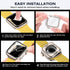 Tensea 2-in-1 Waterproof Apple Watch Screen Protector Case, SE 2nd Generation, iWatch Face Cover, 44mm