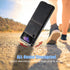 Samsung Galaxy Z Flip 3 5G Case - Galaxy Z Flip 3 Leather Phone Case with Hard Shockproof Back Cover Slim Durable