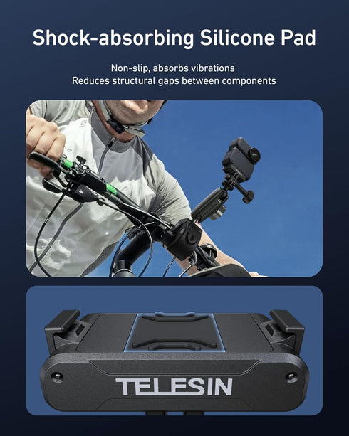 6, 6 TELESIN Magnetic Quick Release Adapter Mount for DJI Osmo Nano/Action with Dual-Direction Magnet, Metal Latches
