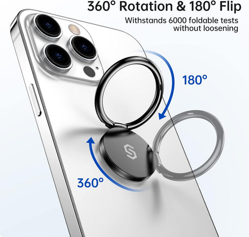 Syncwire Cell Phone Ring Holder Stand, 360 Degree Rotation Finger Ring Kickstand for iPhone, Samsung, Pixel