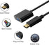 DP to VGA Adapter, Gold-Plated DisplayPort to VGA Converter, Male to Female 1080P
