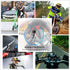 Super Clamp Camera Mount with 1/4" Screw for Bike/Bicycle/Motorcycle Handlebars, Compatible with DSLR Camera/Gopro