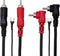 Hosa CRA-202DJ Dual RCA to Dual Right Angle RCA with Ground Wire Stereo Interconnect Cable, 2 Meters, Speaker by HOSA