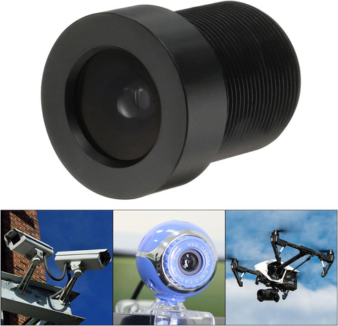 uxcell 3.6mm CCTV Camera Lens, 720p F2.0 FPV Wide Angle Security Camera Lens, M12 Threaded Dia