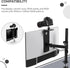 HumanCentric DSLR Monitor Mount, Camera Shelf for Desk, Light Webcam and Microphone Shelf for Monitor Arm