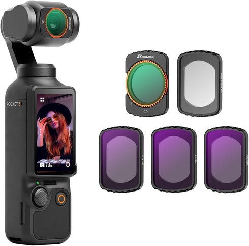 AMAZEAR ND CPL Filters Kit for DJI Osmo Pocket 4/3 / Xtra Muse