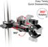 Double Mount Clamp Bracket for Desk Monitor Magic Socket Arm, Photography Accessories Tools