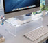 VAOLLO (14"/7.1"/3.6") Clear Monitor Stand Riser, Computer Monitor Stand/Acrylic Monitor Riser for Home Office Laptop
