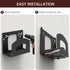 Adjustable Wall Mount Holder for Small Devices - Cable Box, DVD Players, Modems, Streaming Media