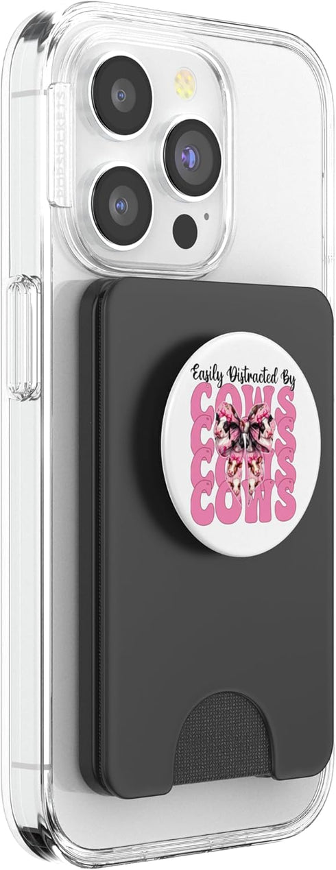Womens Coquette Bow Dairy Farmer Cow Farming Gifts Easily Distracted by Cows Dairy Farmer Cow Farming Girl Mom