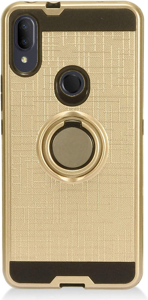 Alcatel 3V (2019) 5032W Hybrid Phone Case with Ring Stand - RS2 Gold