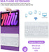 iPad Mini 6 Keyboard Case 2021: Boriyuan Detachable Wireless Bluetooth Keyboard Slim Folio Smart Cover, Purple